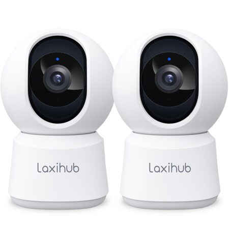 offerta a tempo: laxihub 3k/5mp telecamera wifi interno, ptz telecamera di sorveglianza — 10% da 49,99 € a 45,12 €