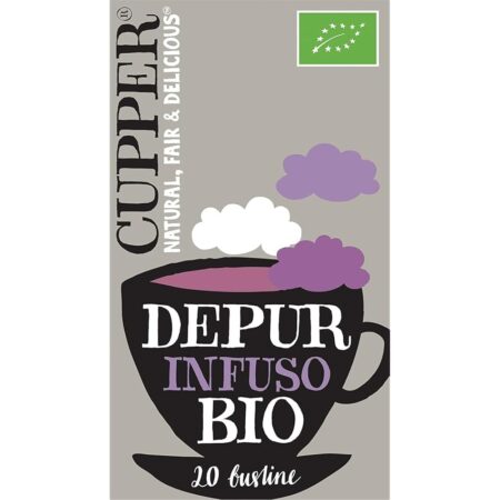 offerta a tempo: cupper infuso biologico tisana depurativa con ingredienti naturali 20 bustine — 43% da 3,49 € a 1,99 €