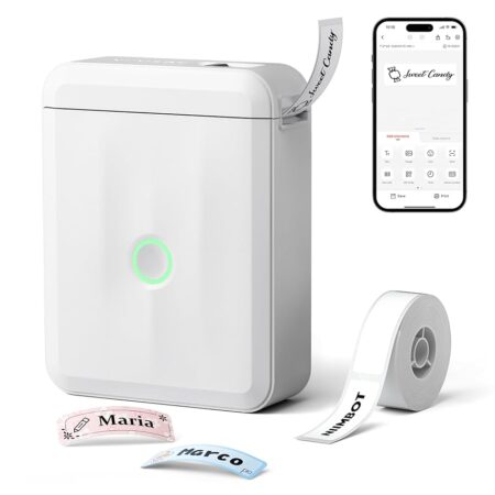 offerta a tempo: niimbot d110 mini etichettatrice con etichette, stampante di etichette bluetooth — 27% da 29,99 € a 21,99 €