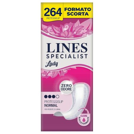 offerta a tempo: lines specialist lady, proteggislip distesi normal per incontinenza donna — 19% da 30,99 € a 24,99 €