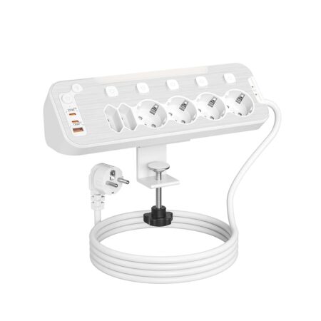 offerta a tempo: ciabatta multipresa da scrivania,multipresa schuko protezione sovratensione,presa — 10% da 39,99 € a 35,99 €