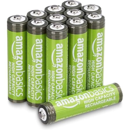 offerta a tempo: amazon basics confezione da 12 batterie aaa nimh ricaricabili ad alta capacità — 24% da 12,99 € a 9,93 €