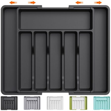 offerta a tempo: lifewit portaposate da cassetto, porta posate espandibile per cassetto — 28% da 24,99 € a 17,99 €