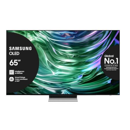 offerta a tempo: samsung tv qe65s94daexzt oled 4k, smart tv 65" processore nq4 ai gen2 — 13% da 1.499,00 € a 1.299,00 €
