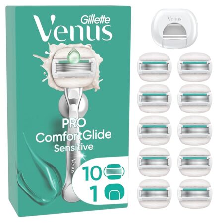 offerta a tempo: gillette venus pro comfortglide sensitive con un tocco di aloe — 23% da 39,08 € a 29,99 €