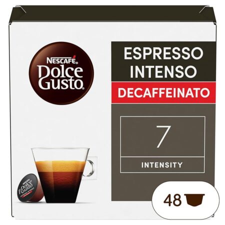 offerta a tempo: nescafÉ dolce gusto espresso intenso decaffeinato caffè, 3 confezioni da 16 capsule — 40% da 18,90 € a 11,29 €