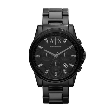 offerta a tempo: armani exchange orologio cronografo al quarzo da uomo, cassa in acciaio inossidabile — 26% da 157,49 € a 116,99 €