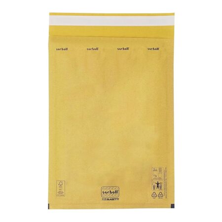 offerta a tempo: blasetti buste postali imbottite sacboll b autosigillante 10 pezzi da 14x27 cm. — 34% da 6,00 € a 3,99 €