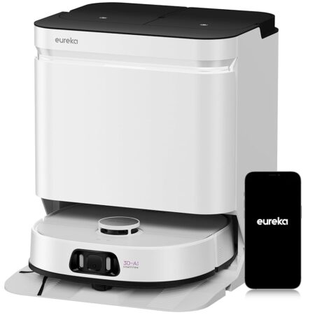 offerta a tempo: eureka j15 ultra robot aspirapolvere lavapavimenti, potente aspirazione 19.000 pa — 32% da 799,00 € a 543,99 €