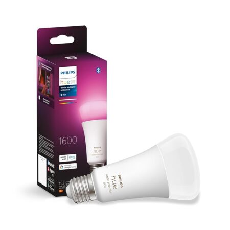 offerta a tempo: philips hue white and color ambiance lampadina smart led, attacco e27 — 24% da 79,99 € a 60,99 €