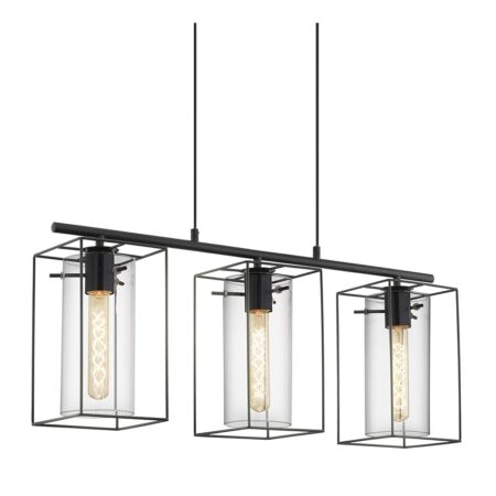 offerta a tempo: eglo lampada a sospensione con 3 punti luce — 56% da 149,00 € a 65,80 €