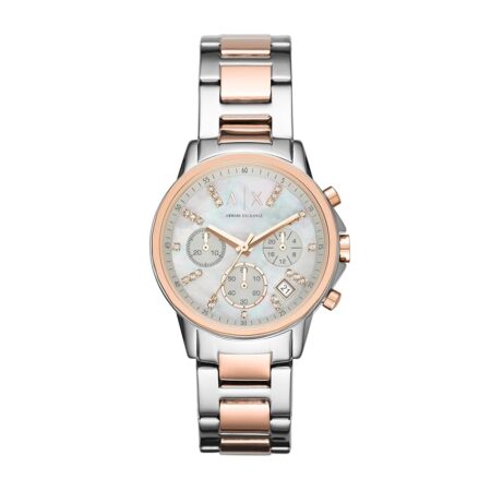 offerta a tempo: armani exchange orologio da donna, cronografo al quarzo — 31% da 239,00 € a 164,31 €