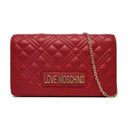 offerta a tempo: love moschino borsa quilted pu rosso — 44% da 104,00 € a 58,46 €