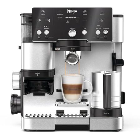 offerta a tempo: ninja luxe essential macchina da caffè 2 in 1, macchina per latte — 15% da 449,99 € a 384,54 €