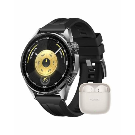 offerta a tempo: huawei watch gt 6 46mm nero + freebuds se 3 beige, smartwatch — 6% da 298,00 € a 279,13 €