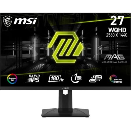 offerta a tempo: msi mag 274qrf qd e2 monitor gaming da 27" wqhd pannello rapid ips quantum dot (2560 x 1440) — 25% da 399,00 € a 299,99 €