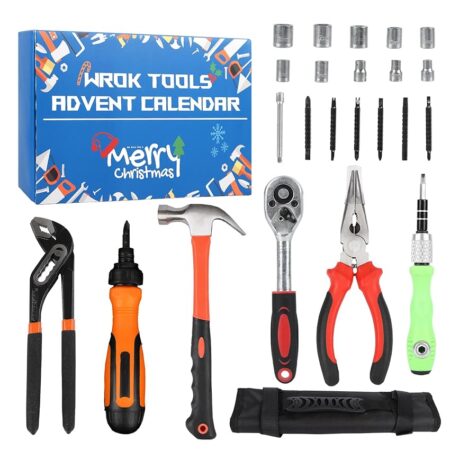 offerta a tempo: calendario dellavvento con attrezzi per fai da te — 43% da 45,99 € a 25,99 €