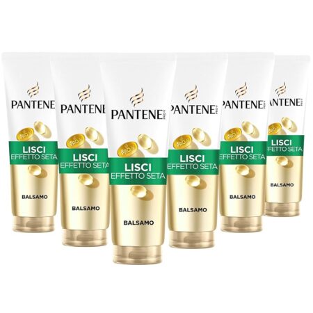 offerta a tempo: pantene pro v lisci effetto seta balsamo 6x230ml per capelli crespi e opachi — 37% da 29,99 € a 18,99 €