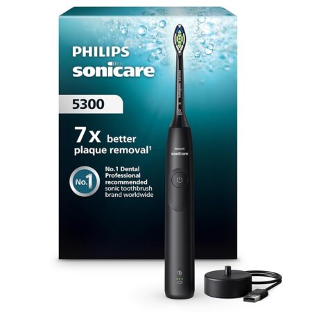 offerta a tempo: philips sonicare 5300, spazzolino elettrico sonico con 2 livelli di intensità — 34% da 89,99 € a 59,00 €