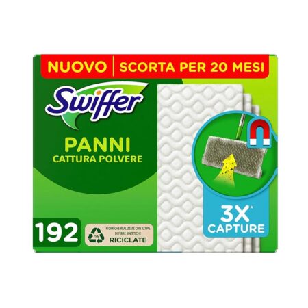 offerta a tempo: swiffer 192 panni catturapolvere — 36% da 41,99 € a 26,79 €