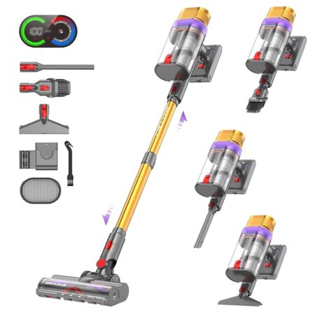 offerta a tempo: vistefly v15 ultra aspirapolvere senza fili, 58kpa 600w 70 minuti scopa elettrica senza filo potente — 12% da 179,99 € a 159,19 €
