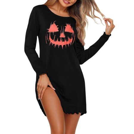 offerta a tempo: camicia da notte tema halloween ?️tutte le taglie sono scontate! — 65% da 25,99 € a 8,99 €