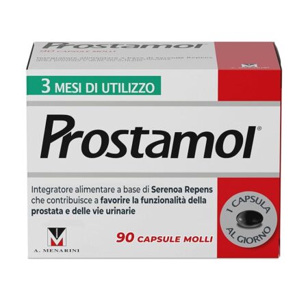 offerta a tempo: prostamol 90 capsule molli integratore alimentare a base di serenoa repens (320) — 38% da 56,90 € a 35,25 €