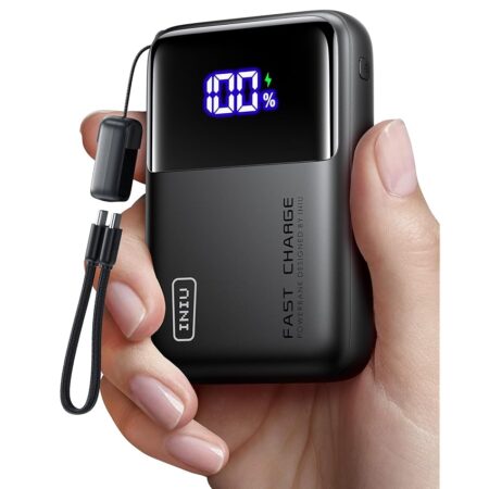 offerta a tempo: iniu power bank, 25000mah 100w powerbank ricarica rapida,display led usb c input & — 20% da 78,99 € a 62,99 €