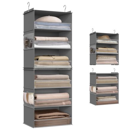 offerta a tempo: songmics portaoggetti da appendere, organizer armadio — 23% da 18,99 € a 14,55 €