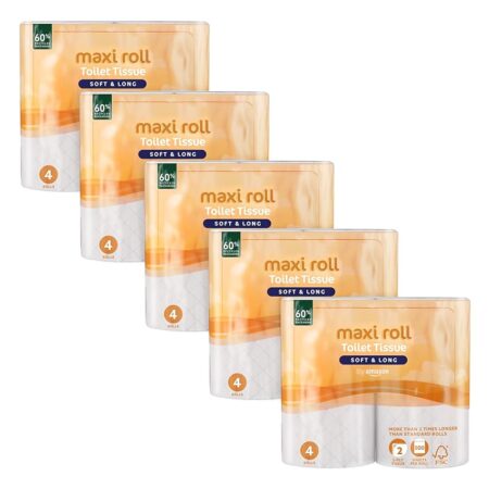 offerta a tempo: by amazon carta igienica (maxi rotolo) — 8% da 13,09 € a 12,09 €