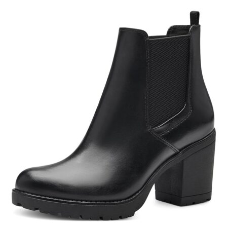 offerta a tempo: marco tozzi stivali chelsea da donna vegani senza chiusure color nero (black) — 30% da 59,95 € a 41,99 €