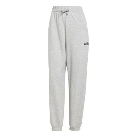 offerta a tempo: adidas donna essentials linear french terry cuffed pants, medium grey heather/black — 16% da 44,99 € a 37,57 €