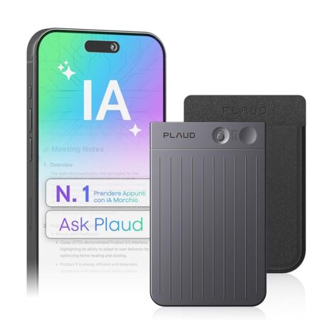 offerta a tempo: plaud note registratore vocale ai professionale audio digitale con custodia trascrivi — 20% da 169,90 € a 135,92 €