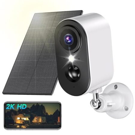 offerta a tempo: telecamera di sorveglianza da esterno alimentata ad energia solare con controllo remoto da smartphone — 32% da 41,59 € a 28,49 €