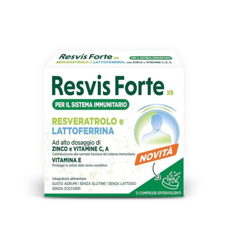 offerta a tempo: resvis forte xr, integratore alimentare di resveratrolo e lattoferrina — 29% da 20,50 € a 14,59 €