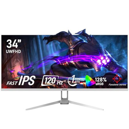 offerta a tempo: gawfolk monitor fullhd da gaming da 34" — 41% da 339,99 € a 199,99 €