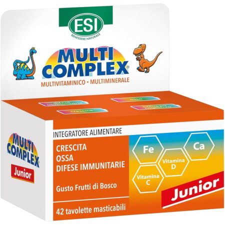 offerta a tempo: esi multicomplex junior, integratore alimentare multivitaminico multiminerali — 35% da 9,50 € a 6,19 €