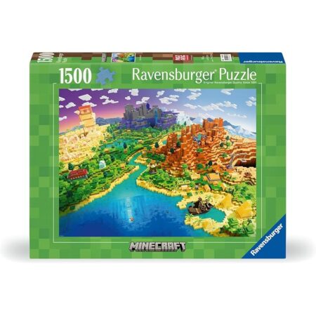 offerta a tempo: ravensburger puzzle 1500 pezzi minecraft | puzzle per adulti 1500 pezzi | puzzle — 25% da 19,99 € a 14,99 €