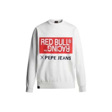 offerta a tempo: red bull racing x pepe jeans rbr intarsia logo knit crew neck maglieria — 16% da 169,00 € a 141,54 €