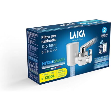 offerta a tempo: laica filtro dacqua per rubinetto — 44% da 49,90 € a 27,90 €