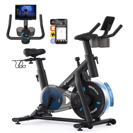 offerta a tempo: merach cyclette da casa, silenziosa cyclette professionale con resistenza regolabile — 26% da 309,99 € a 229,99 €