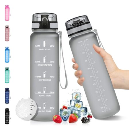 offerta a tempo: vikaster borraccia 1 litro, libre de bpa & a prova di perdita — 37% da 15,59 € a 9,75 €