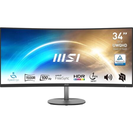 offerta a tempo: msi pro mp341cq monitor curvo 34" uwqhd (3440 x 1440) — 38% da 399,99 € a 248,89 €
