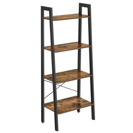 offerta a tempo: vasagle scaffale a scala, libreria a 4 ripiani — 34% da 60,68 € a 39,99 €