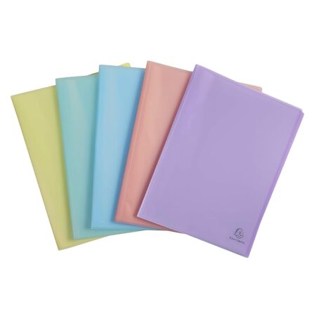 offerta a tempo: exacompta 1 portalistino 50 buste chromaline pastel copertina polipropilene traslucido — 22% da 10,25 € a 7,99 €