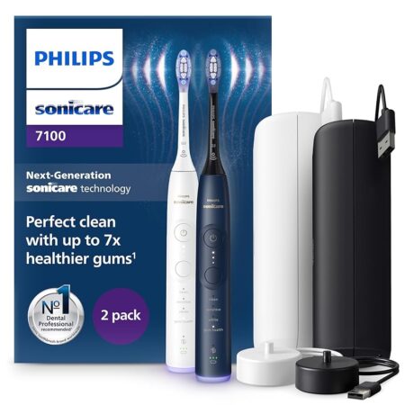 offerta a tempo: philips sonicare 7100, spazzolino elettrico sonico con app — 34% da 257,99 € a 169,99 €