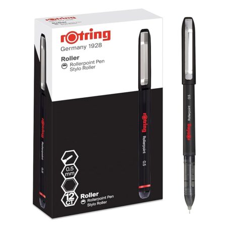 offerta a tempo: rotring penna roller | punta ad ago (0,5 mm) — 4% da 18,05 € a 17,35 €