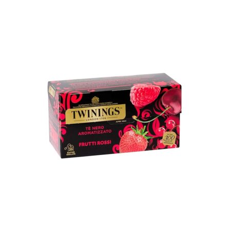 offerta a tempo: twinings tè nero aromatizzato ai frutti rossi, gusto morbido e dolce — 15% da 3,89 € a 3,31 €