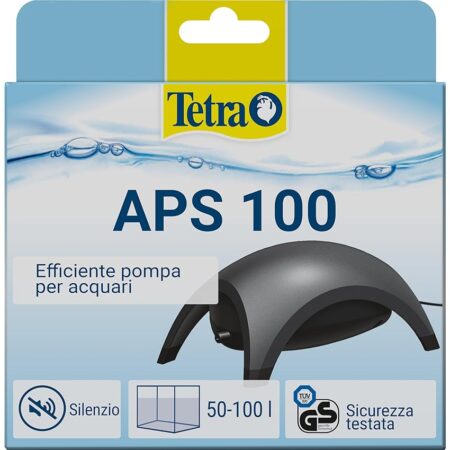 offerta a tempo: tetra aps 100 pompa per acquari di 50 100 l, aeratori silenziosi e potenti — 27% da 26,55 € a 19,46 €