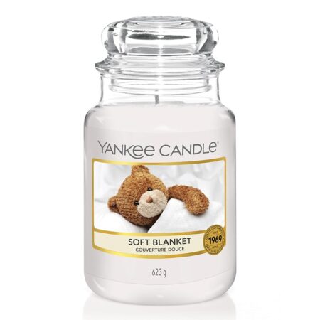 offerta a tempo: yankee candle candela profumata in giara grande | coperta morbida | durata fino a — 30% da 34,90 € a 24,39 €